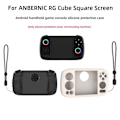Miniatyrbild 11 av 11: För ANBERNIC RG Cube Handhållen Spelkonsol Silikon Skyddsfodral Mjuk US NY white For ANBERNIC RG Cube