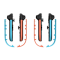 Miniatyrbild 10 av 11: Dekorativt skal för Switch 2, utbytbara dekorativa remsor med verktyg✨y+ Left blue right red 1set