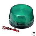 Miniatyrbild 1 av 11: Mini Röd Stroboskop Siren Trådbunden Alarm Blixtljus DC-12V LED Anti-th 1PCS Green One size