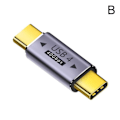 Miniatyrbild 1 av 11: 100W 40 Gbps USB-C till USB-C-adapter Typ C Snabbladdningskonverter Male to Male one-size