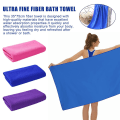 Miniatyrbild 3 av 11: Extra stor mikrofiber lättvikts strandhandduk Quick Dry Travel pink 35*75cm