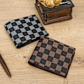 Miniatyrbild 9 av 11: PU Läderplånbok För Män Original Myntväska Ungdoms Mode Sömmar Kontrastfärg Plånbok Pojke N5p2 Brown onesize