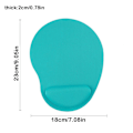 Miniatyrbild 6 av 11: Musmatta med handledsstöd – Ergonomisk komfortmatta – Halkfri – PC – Laptop – Com· green One-size