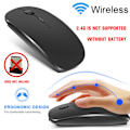 Miniatyrbild 3 av 11: Trådlös Bluetooth-mus för dator, tyst mus, ergonomisk mus, optisk `UK. black One-size