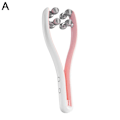 Miniatyrbild 5 av 11: EMS Ansiktslyft Roller RF Dubbelhaka V Formad Massager Ansikte F0J8 pink One-size