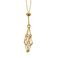 Miniatyrbild 8 av 11: Crystal Stone Holder Halsband Crystal Pendant Hållare Justerbar Silver S