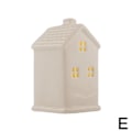 Miniatyrbild 10 av 11: Julby-set, Keramisk LED-belyst Julby Hus RH2276 one-size