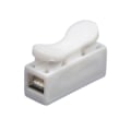 Miniatyrbild 5 av 11: DHliIQQ elektriska anslutningsblock, 10 st fjädertrådskontakt E whiteA one-size 10pcs