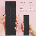 Miniatyrbild 6 av 11: POLYGONS FLAT 3-i-1 MÄTSKEDAR Olika Storlekar Sked Multifunktionell^ Black S+L