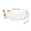 Miniatyrbild 8 av 11: Enkla Crossbody-väskor Mode Kvinnor Män Dumpling Bags Portable f green one-size