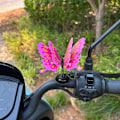 Miniatyrbild 11 av 11: Fjäril 3D Fjäril Bildekoration Elcykeldekor Blå B Style 4 1pc