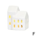 Miniatyrbild 9 av 11: Julby-set, Keramisk LED-belyst Julby Hus RH2282 one-size