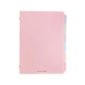 Miniatyrbild 5 av 11: A5 Avtagbar Pärmklämma Fodrad Anteckningsbok Pastellfärger Skola S Pink2  A5