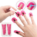 Miniatyrbild 3 av 11: U-formade Nagellacksskydd Böjd Form Fingerverktyg Guide Mall Manikyr Konst Nagel K1c0