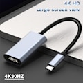 Miniatyrbild 8 av 11: 4K 60Hz USB C till HDMI Adapter Typ C Thunderbolt 3 till HDMI Konverterare✨a