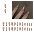 Miniatyrbild 8 av 11: Fake Wearing Nail Enhancement Patches Extended Nail Jelly n m A485 one-size