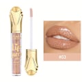 Miniatyrbild 11 av 11: USHAS Hot Matte Scepter Beauty Läppglans Guldglitter Långvarig #01 One size