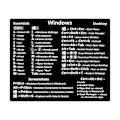 Miniatyrbild 1 av 11: Tangentbord Genväg Klistermärke Referens för PC Laptop Windows PC for Window One-size