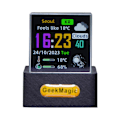 Miniatyrbild 1 av 11: Geek-Magic Mini 3D Hologram Kub Display, Smart Väderstation Digital Klocka, GIF Animation Kreativ Gåva Cool Skrivbordsdekor Flexibel Display