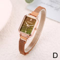Miniatyrbild 11 av 11: INS Wind Sen-serien Peacock Green Small Square Watch Art Small F Brown One size