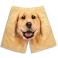 Miniatyrbild 4 av 11: Fem shorts för män Golden Retriever utskrift Casual Beach Shorts shortsL L