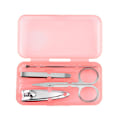 Miniatyrbild 4 av 11: Nagelklipparset Nagelsaxar Rostfritt Stål Bärbar Manikyr pink 4pcs