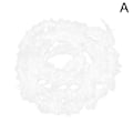 Miniatyrbild 1 av 11: Pälsremsor Band Fjädersträng Tejp Sömnad Trimning Hantverk Fluf white one-size