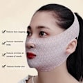 Miniatyrbild 11 av 11: Ansiktsformande Bandage V Ansiktslyftmask Uppstramande Mask Ansikte Nattlinjer Och Andningsbar Dag Y4l6 A 1PCS