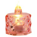 Miniatyrbild 1 av 11: Flameless LED Värmeljus Fladdrande Batteridrivna Juldekorationer L4U6 Pink One size