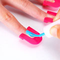 Miniatyrbild 7 av 11: U-formade Nagellacksskydd Böjd Form Fingerverktyg Guide Mall Manikyr Konst Nagel K1c0