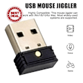 Miniatyrbild 9 av 11: 1 st USB-musjiggler, Oupptäckbar automatisk datorrörelse, Håll datorn aktiv, Simulera mus K7Q1