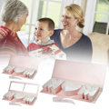 Miniatyrbild 3 av 11: Mors dag blomlåda Tom blomsterpresentförpackning Numerisk bokstav Vikbar förpackning P4T1 Pink Opening