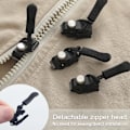 Miniatyrbild 3 av 11: Universal Dragkedja Reparationsset, Dragkedjehuvud Ersättning, Direkt 5pcs S