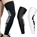 Miniatyrbild 3 av 11: Knäskydd Kompression Långt Fullt Benärm Gym Sport⌒ R white M(1pc)