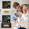 Miniatyrbild 5 av 11: Geek-Magic Mini 3D Hologram Kub Display, Smart Väderstation Digital Klocka, GIF Animation Kreativ Gåva Cool Skrivbordsdekor Flexibel Display