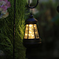 Miniatyrbild 11 av 11: Solcells-drivna LED-lykta - Vattentät lampa - Hängande utomhus A One-size
