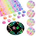 Miniatyrbild 2 av 11: QAOlDH 210 ark Luminous Origami Stjärnor Papper Färgglada Handcraf B 210pcs
