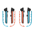 Miniatyrbild 4 av 11: Dekorativt skal för Switch 2, utbytbara dekorativa remsor med verktyg✨y+ Left blue right red 1set