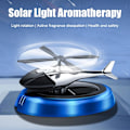 Miniatyrbild 8 av 11: Soldriven Helikopter Luftfräschare Bil Flygplan Doftspridare Ornament♤ Red Gardenia one size