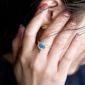 Miniatyrbild 10 av 11: Silver Retro Ring Ångestlindringsring Justerbar Roterande G.V5 Ring Fidget X9S2