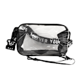 Miniatyrbild 8 av 11: Genomskinlig väska, transparent crossbody-väska för damer och herrar, axelväska F Transparent Blue One size