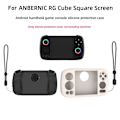 Miniatyrbild 3 av 11: För ANBERNIC RG Cube Handhållen Spelkonsol Silikon Skyddsfodral Mjuk US NY white For ANBERNIC RG Cube