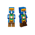 Miniatyrbild 1 av 11: Barn Byggklossar Mini Leksak Stad Minifigurer Block Minecraft Nano C2t4 H1052 1pcs