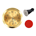 Miniatyrbild 1 av 11: Universell Bilinstrumentbräda Klocka Luminous Quartz Watch Ornament Bilfäste D 3pcs