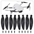 Miniatyrbild 2 av 11: Kolfiber Lågbrus Propellrar för DJI Mini 4K/Mini 2 SE/Mini 2/Mini SE Tillbehör, Ersättningsblad Propellerdelar 8pcs for DJI Mini 4K