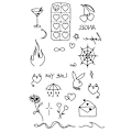 Miniatyrbild 1 av 11: Liten Fräsch Vattentät Tatuering Patch Semi Permanent Och Vattentät Hållbar K1V4 style 1 1pcs