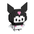 Miniatyrbild 6 av 11: HelloKitty Melody Kuromi Toy Building Blocks Barnleksakspresent Educa S5 one-size