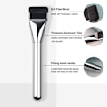 Miniatyrbild 5 av 11: Kosmetisk Smink Platt Huvud Foundation Rouge Bronzer Kontur Concealer Borste V0A1 sliverB rubber handle