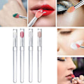 Miniatyrbild 9 av 11: Kvinnors Bärbara Silikon Mini Läppbalsam Borstar Läpp Makeup Mask Ap transparent transparent handle