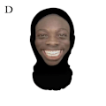 Miniatyrbild 8 av 11: Rolig 3D Balaclava Mask Sömlös Design Parodi Ansiktstryck Mask Passar Alla Sidor Cosplay Huvudbonad Pullover Drake Emoji Balaclava 010 1pc